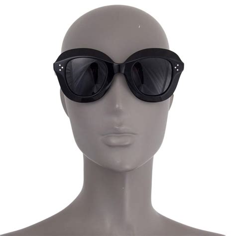 celine lola sunglasses black|CELINE Acetate Lola Sunglasses CL 41445/S Black.